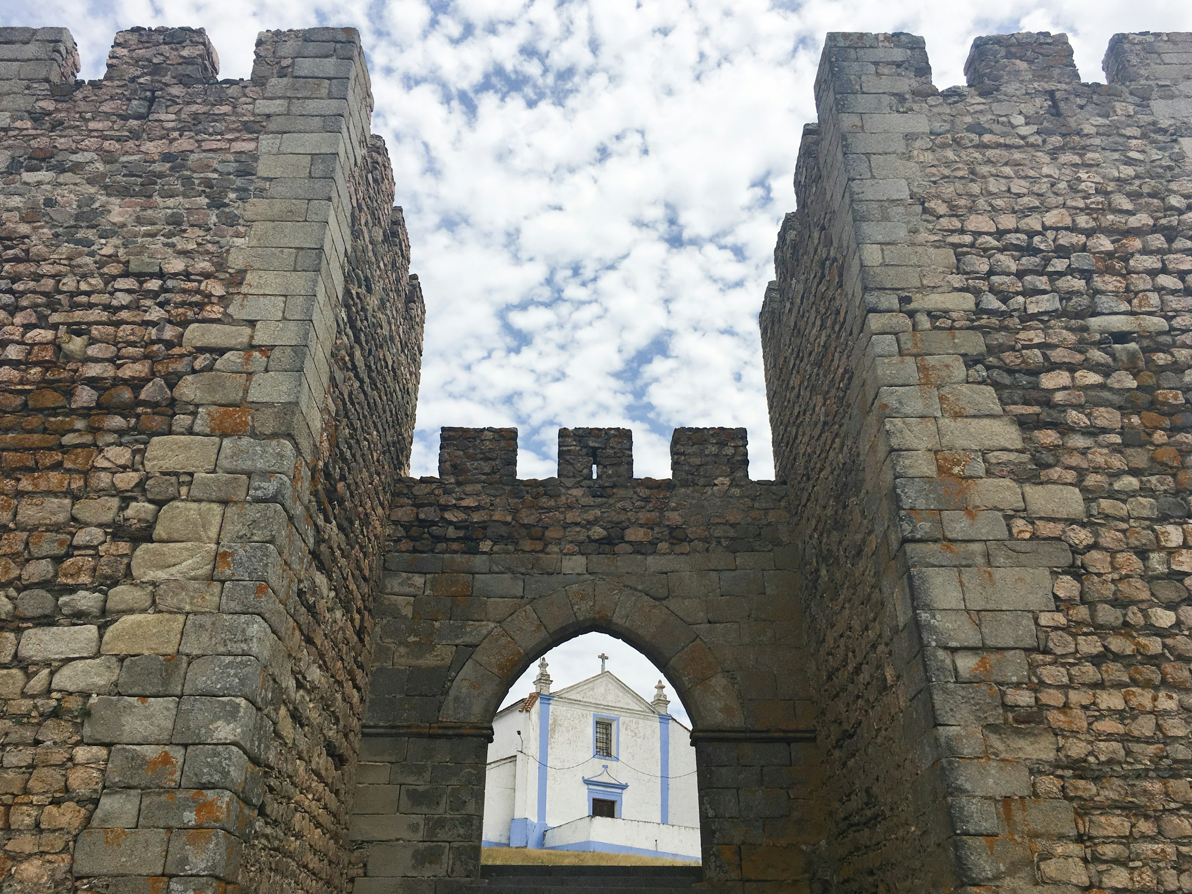 brown stone structure